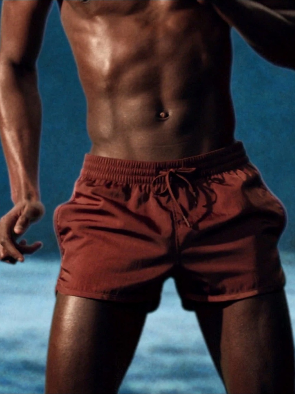 CDLP Rust Drawstring Swim Shorts